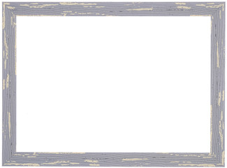 Gray frame isolated on white background