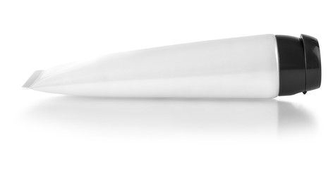 Blank cosmetic tube pack Of Cream Or Gel.