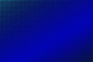 Halftone gradient pattern vector illustration. Blue dotted halftone texture.