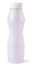 white bottle on a white background  with clipping path