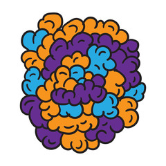 Abstract Colorful Doodle Art Background Design Template
for Art Exhibition, festival, summer, and parade.
