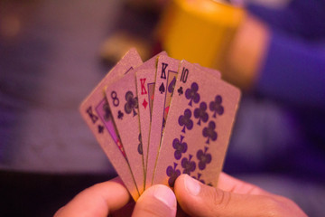 Poker cards game