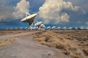 Very Large Array Telescope New Mexico USA 