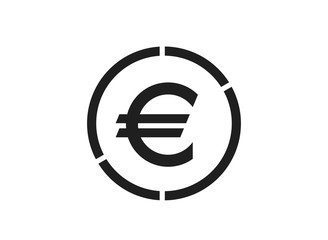 euro icon. european union money symbol. finance infographic design element