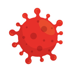 cell coronavirus bacteria icon, 2019-ncov concept vector illustration design