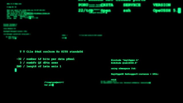 Screens of programming. Programming language. System engineering.