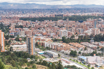 aerial view of the city