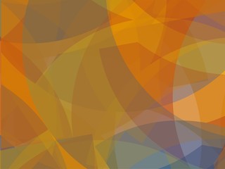 Beautiful of Colorful Art Orange and Yellow, Abstract Modern Shape. Image for Background or Wallpaper