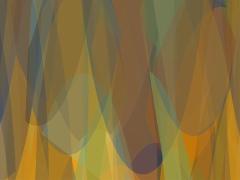 Beautiful of Colorful Art Blue, Yellow and Green, Abstract Modern Shape. Image for Background or Wallpaper
