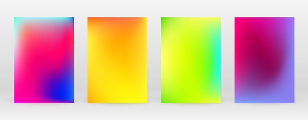 Naklejka premium Pastel Soft. Rainbow Gradient Set Color Background