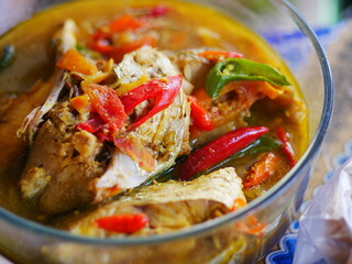 Indonesian traditional culinary /dish from fish called 