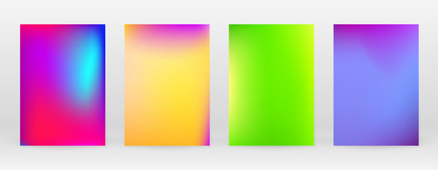 Pastel Soft. Rainbow Gradient Set Color Background