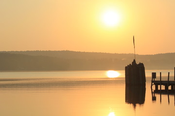 Sunrise at the lake II