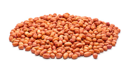 Peanuts isolated on white background