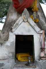 Outdoor shrine in Southern Thailand