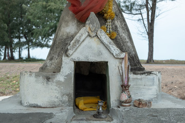 Spirit house in Southern Thailand