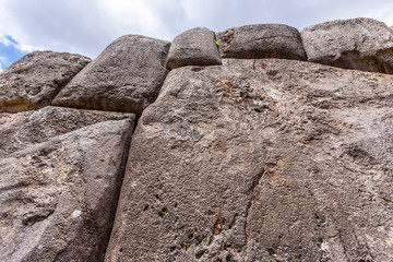 Sacsayhuaman fortress, Inca ruins in Cusco or cuzco town, Peru