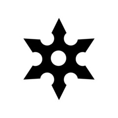 shuriken icon vector