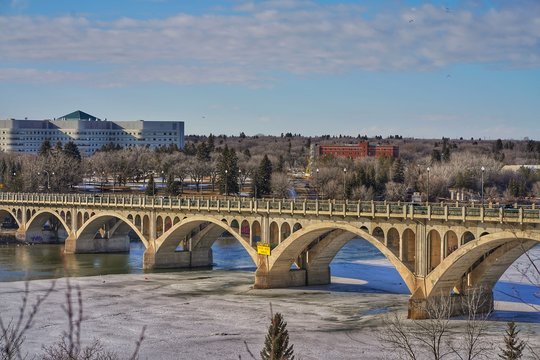 bridge over the river