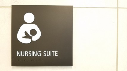 Signage for Nursing room in public area