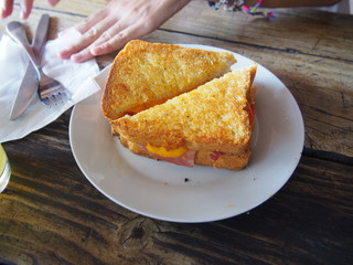 Hot French toast, Okavango River Lodge, Botswana