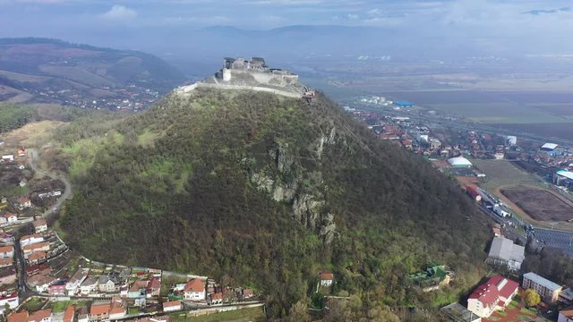 Cetatea Devei in Deva, Romania