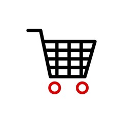 shopping cart vector design template illustration