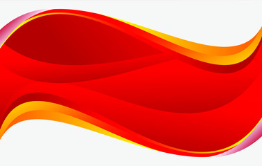 abstract red wavy background. Wavy waves banner color line for web banner. vector abstract design