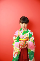 袴姿の女の子