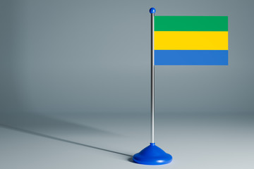Blank table flag , suitable for design, mockup.