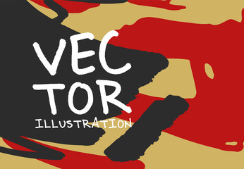 Artistic creative universal cards. Hand Drawn textures.