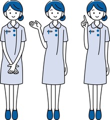 医療　女性　全身　セット