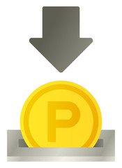 ポイントコイン投入口