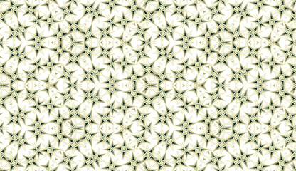 Seamless pattern. Geometric abstraction on white background. Color kaleidoscope. Useful as design element for texture and artistic compositions. - 352400540