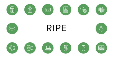 ripe simple icons set