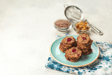 Recipe for homemade oatmeal cookies. Gluten Free Whole Grain Breakfast.