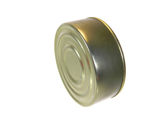 tin can isolated on white background