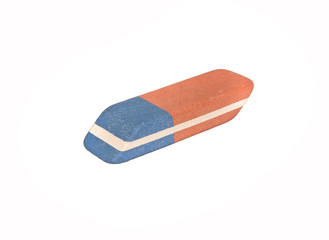 eraser isolated on white background