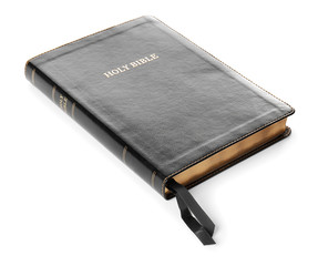 Holy Bible on white background