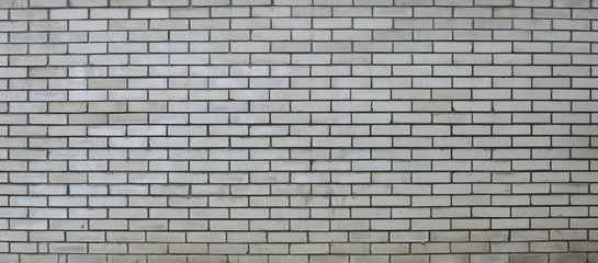 Wall of white brick