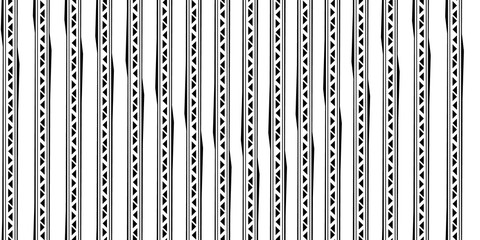 Fasion black line on white backgraund. Seamless pattern for fabric, print, wallpaper, packaging. Strocke trandy design