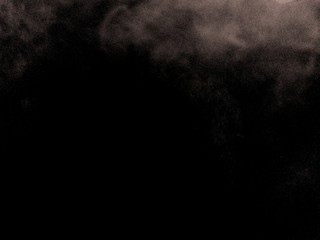 smoke on dark background
