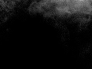 smoke white on dark background