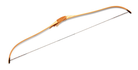 Bow for archery on white background