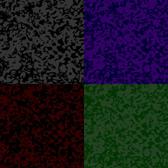 Seamless pattern without a mask. Camouflage multicolored dark spots