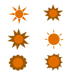 sun icons set