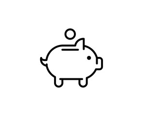 Finance line icon