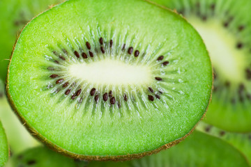 kiwi fruit background close up, packaging concept