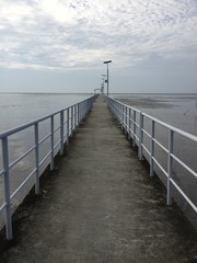 pier in the sea