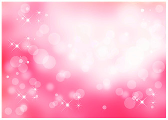 ピンク_キラキラ背景
